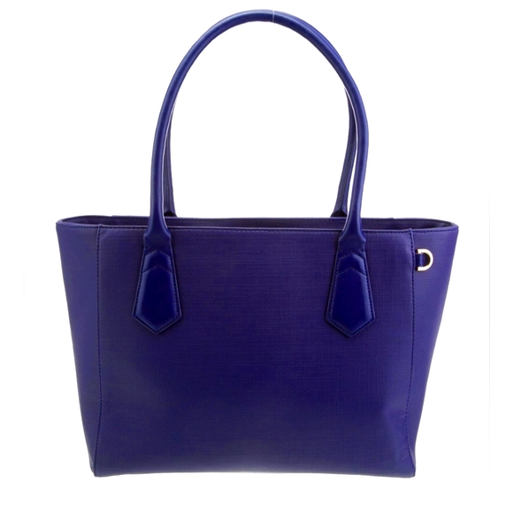 Dagne Dover Tote Blue with crossbody special strap, dust bag, keychain, etc - Picture 3 of 10